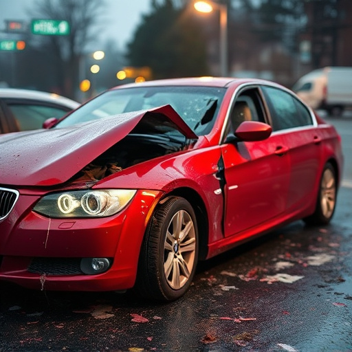 car crash damage