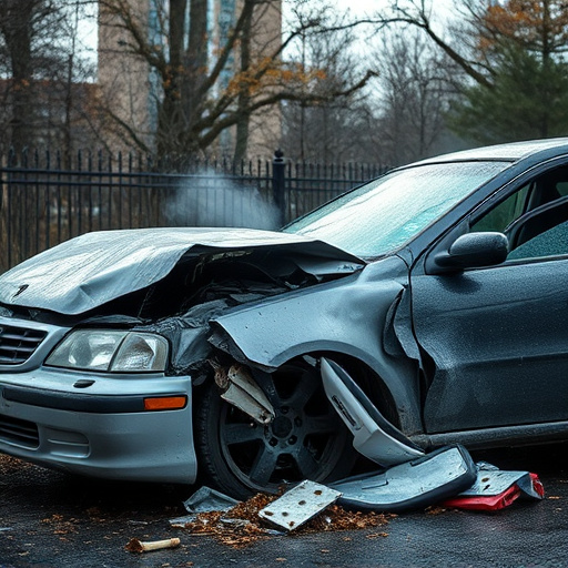 car crash damage