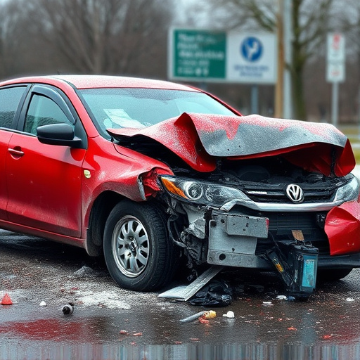 car crash damage