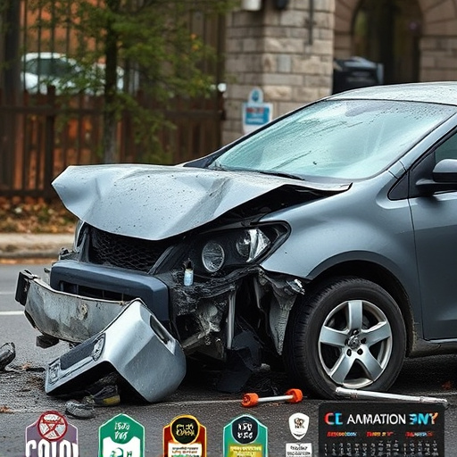 car crash damage