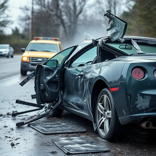 car crash damage