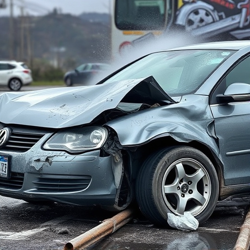 car crash damage