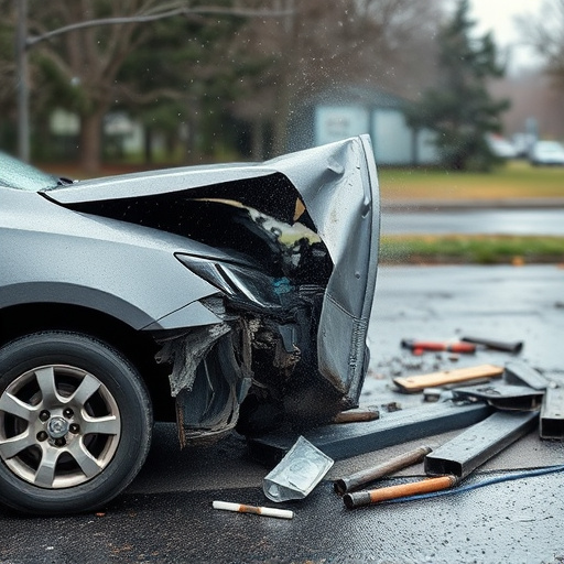 car crash damage