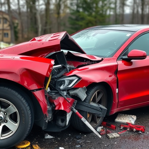 car crash damage