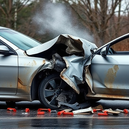 car crash damage