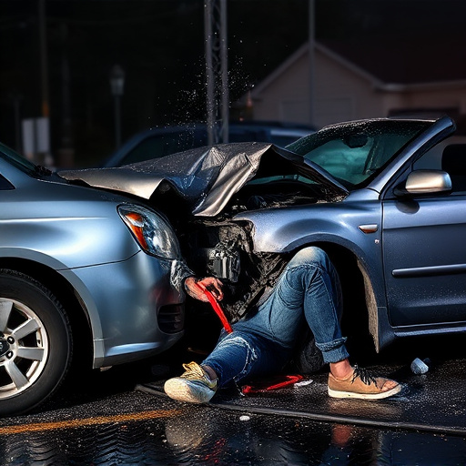 car crash damage