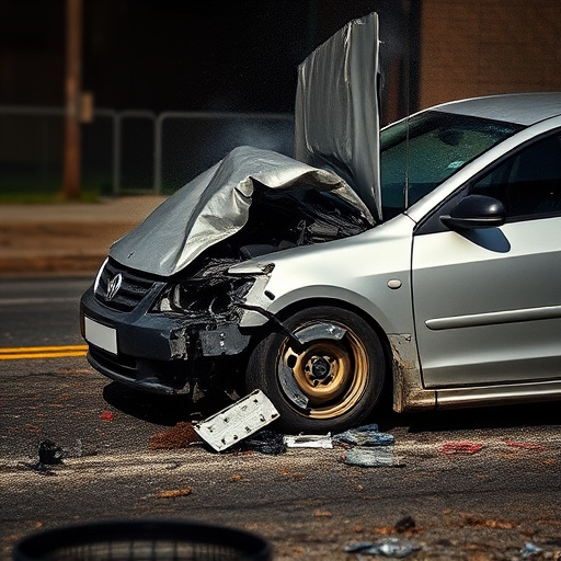 car crash damage