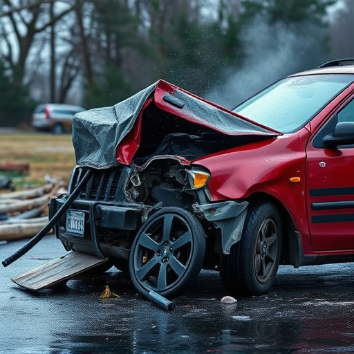 car crash damage