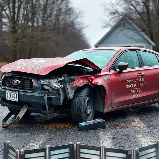 car crash damage