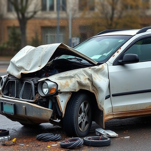 car crash damage