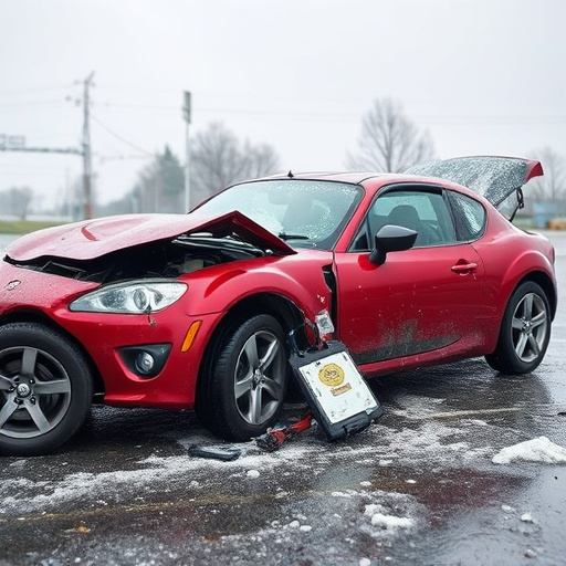 car crash damage