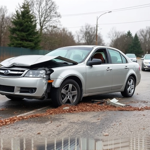 car crash damage