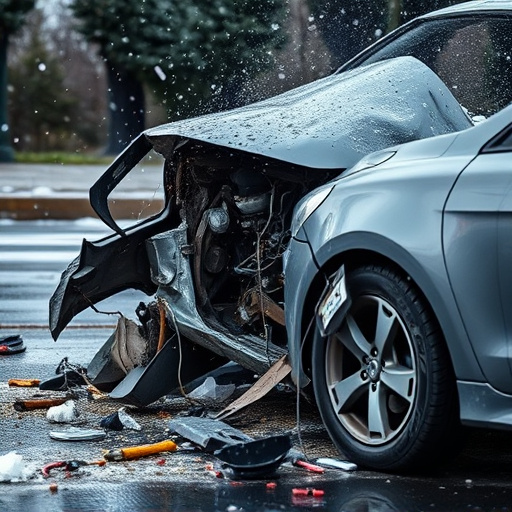 car crash damage
