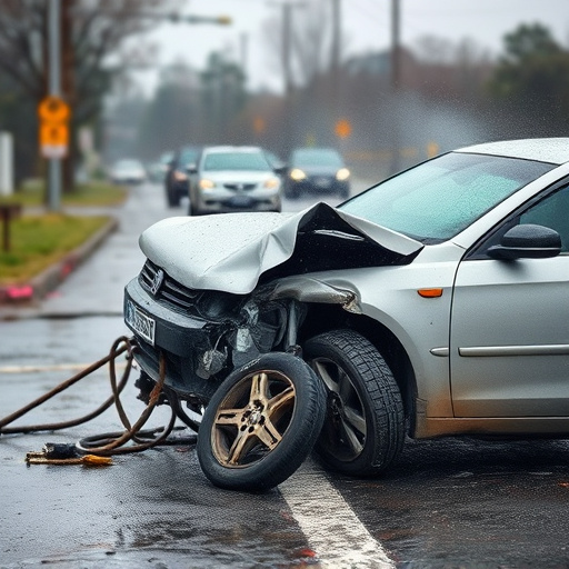 car crash damage
