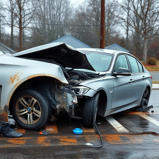car crash damage