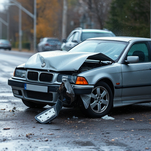 car crash damage
