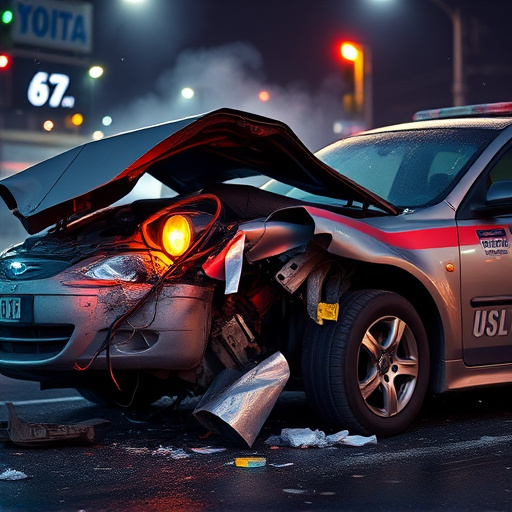 car crash damage
