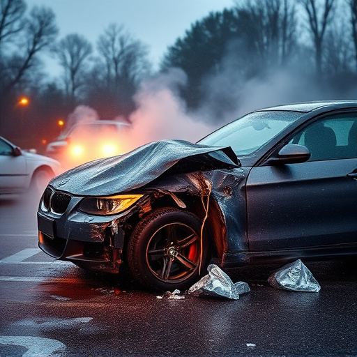 car crash damage
