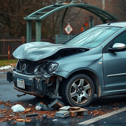 car crash damage