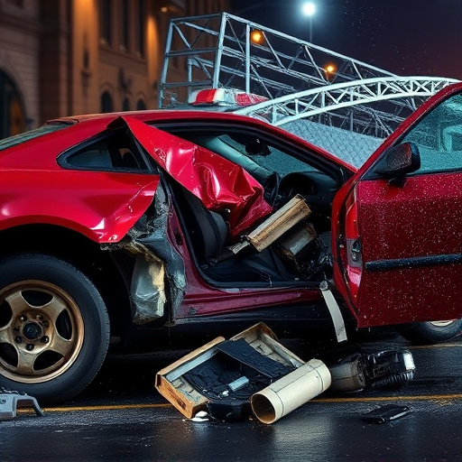 car crash damage