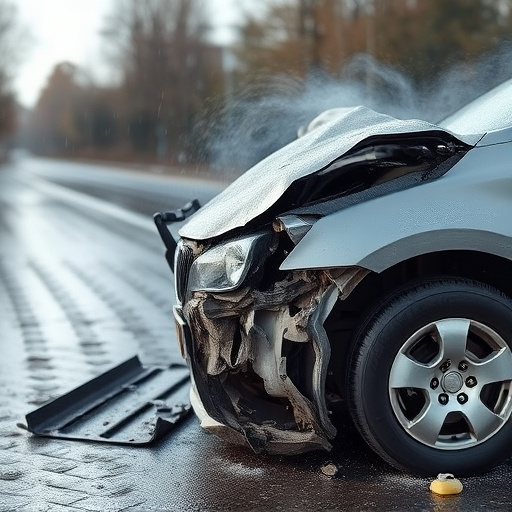 car crash damage