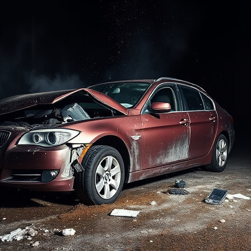 car crash damage