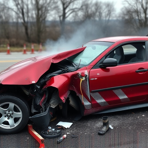 car crash damage