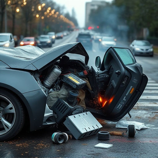 car crash damage