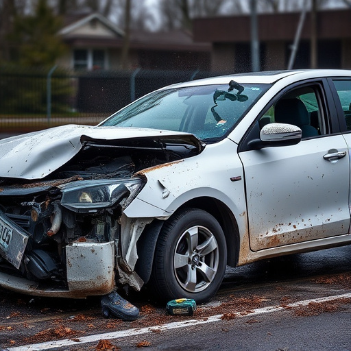 car crash damage