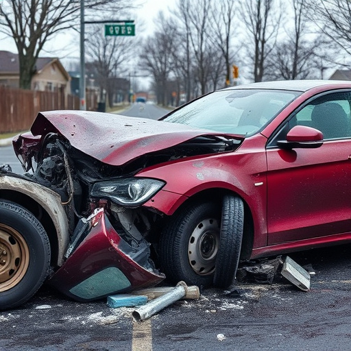 car crash damage