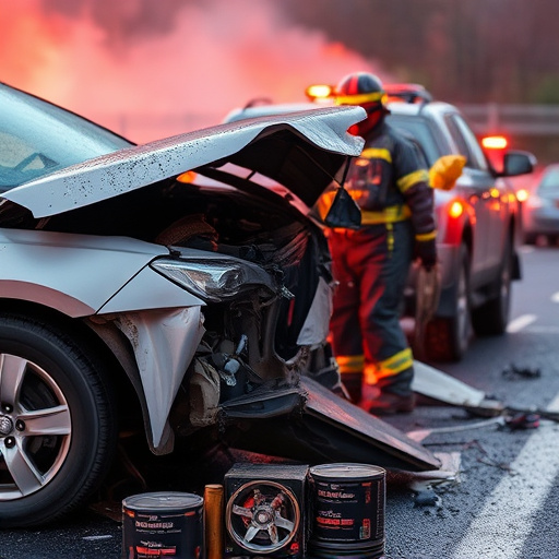 car crash damage