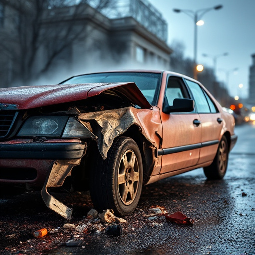car crash damage