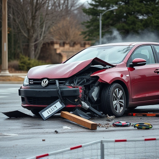 car crash damage