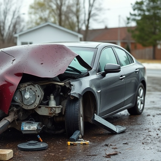car crash damage
