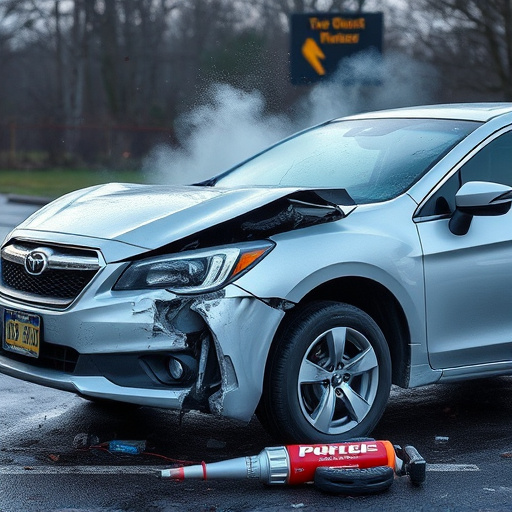 car crash damage