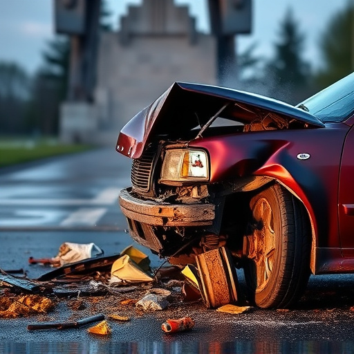 car crash damage