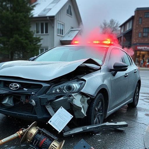 car crash damage