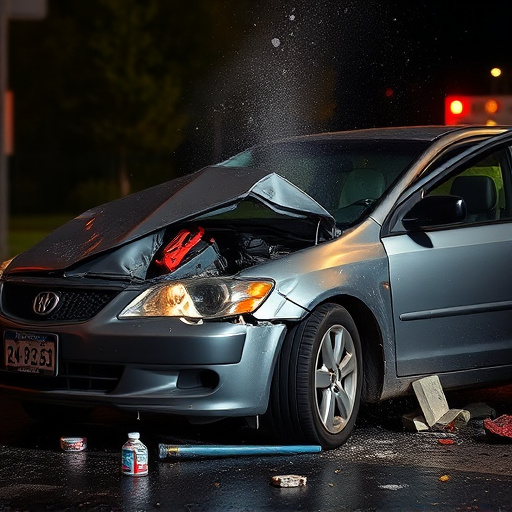 car crash damage