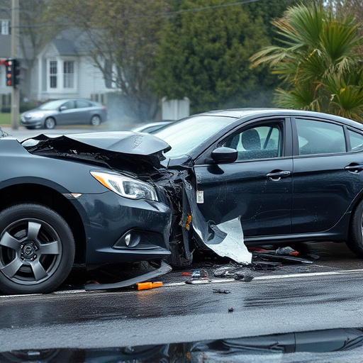 car crash damage