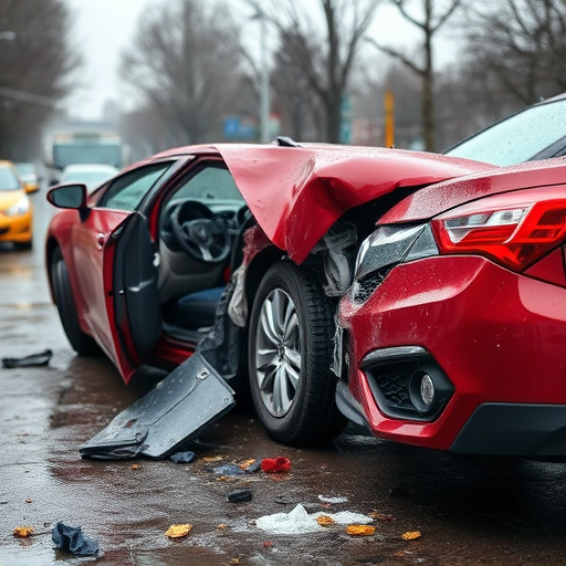 car crash damage