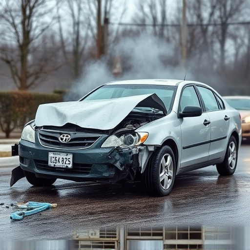 car crash damage