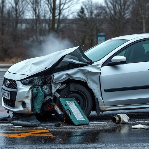car crash damage