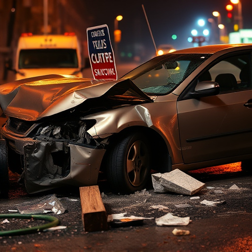 car crash damage