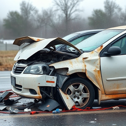 car crash damage