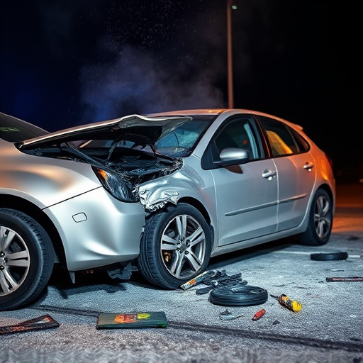 car crash damage