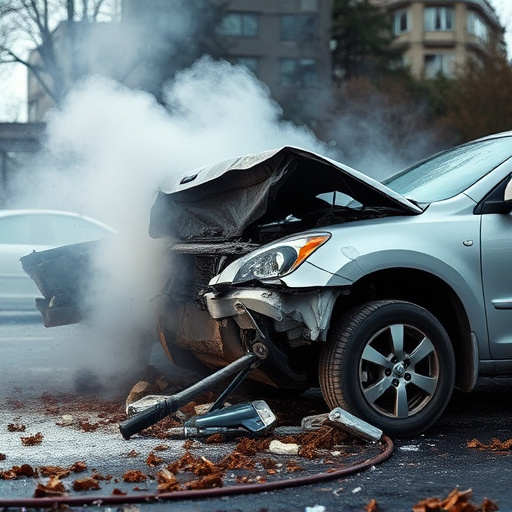 car crash damage
