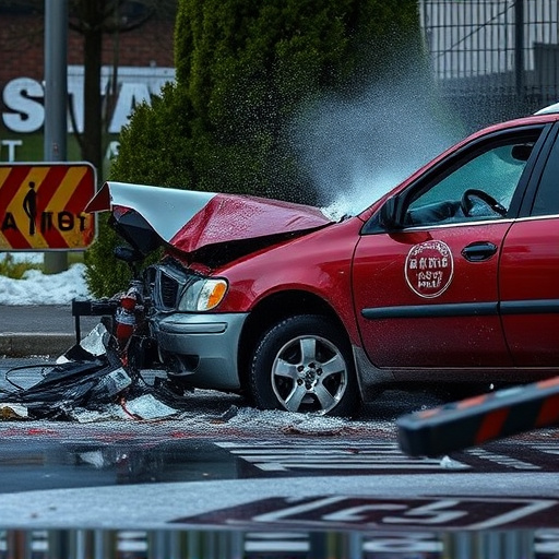 car crash damage