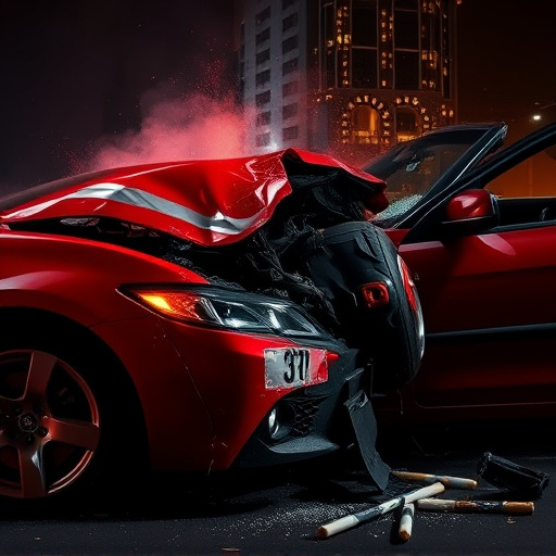 car crash damage