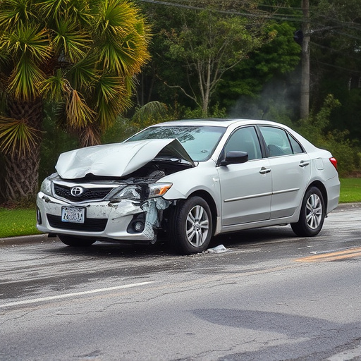 car crash damage