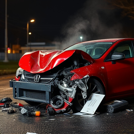 car crash damage